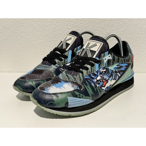 KENZO PARIS Mens Crazy Tiger Running Shoe US Size 7.5 UK Size 40 Blue Sneaker main image 12